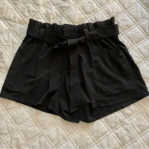 ATHLETA Skyline Tie Shorts Black Women’s Size 4